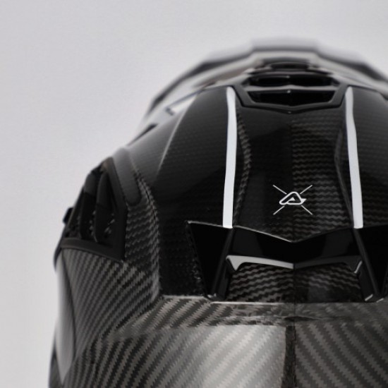 Casca carbon Acerbis Airstrike Black White Casca carbon Acerbis Airstrike Black White