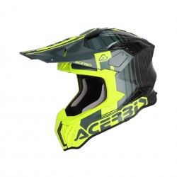 Casca carbon Acerbis Airstrike Black Fluo Yellow Casca carbon Acerbis Airstrike Black Fluo Yellow