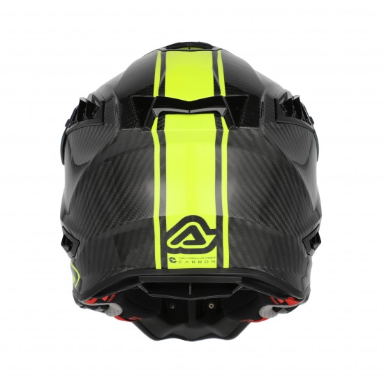 Casca carbon Acerbis Airstrike Black Fluo Yellow Casca carbon Acerbis Airstrike Black Fluo Yellow