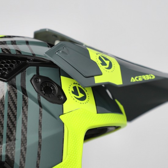 Casca carbon Acerbis Airstrike Black Fluo Yellow Casca carbon Acerbis Airstrike Black Fluo Yellow