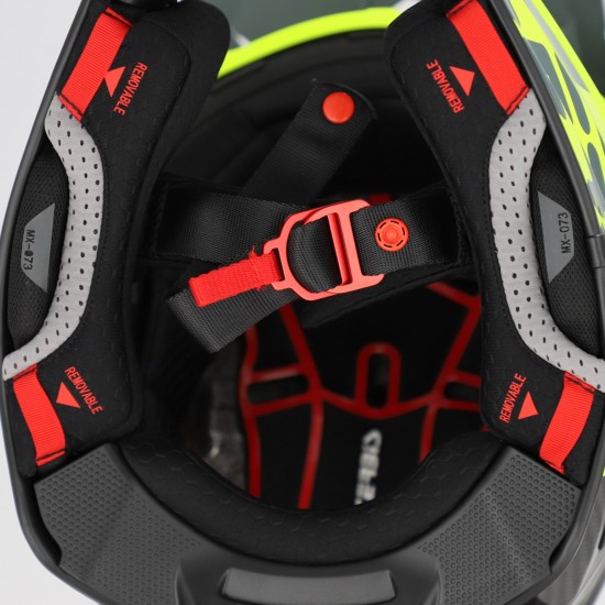 Casca carbon Acerbis Airstrike Black Fluo Yellow Casca carbon Acerbis Airstrike Black Fluo Yellow