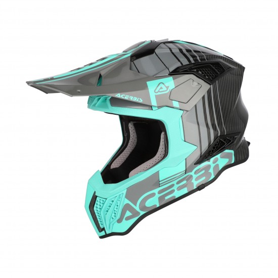 Casca carbon Acerbis Airstrike Turquoise Casca carbon Acerbis Airstrike Turquoise