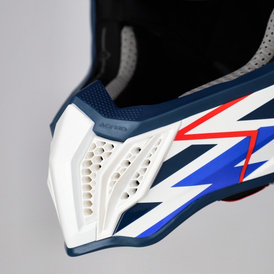 Casca Acerbis Airstrike-X White Blue Red Casca Acerbis Airstrike-X White Blue Red