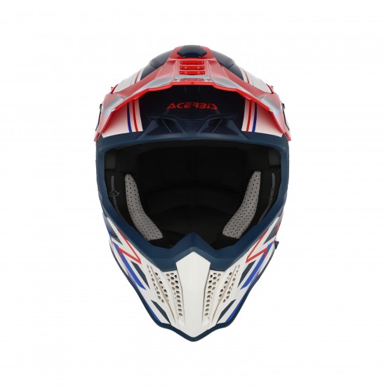 Casca Acerbis Airstrike-X White Blue Red Casca Acerbis Airstrike-X White Blue Red