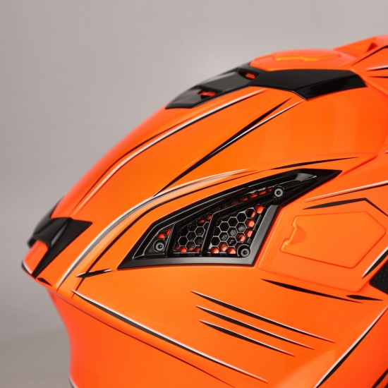 Casca Acerbis Airstrike-X Orange Grey Casca Acerbis Airstrike-X Orange Grey