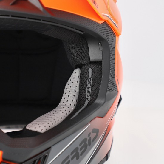 Casca Acerbis Airstrike-X Orange Grey Casca Acerbis Airstrike-X Orange Grey