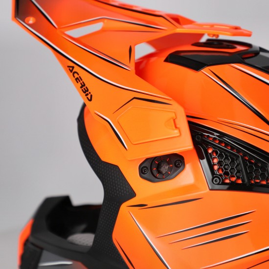 Casca Acerbis Airstrike-X Orange Grey Casca Acerbis Airstrike-X Orange Grey