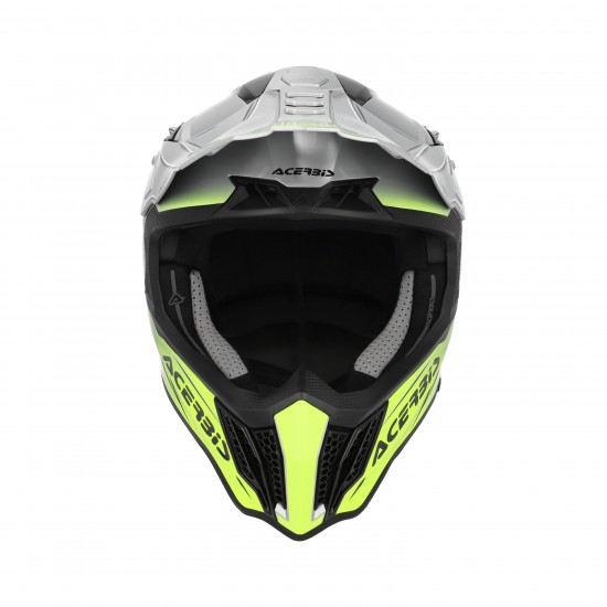 Casca Acerbis Airstrike-X Grey Yellow Casca Acerbis Airstrike-X Grey Yellow