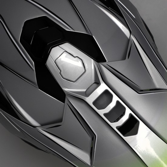 Casca Acerbis Airstrike-X Grey Yellow Casca Acerbis Airstrike-X Grey Yellow