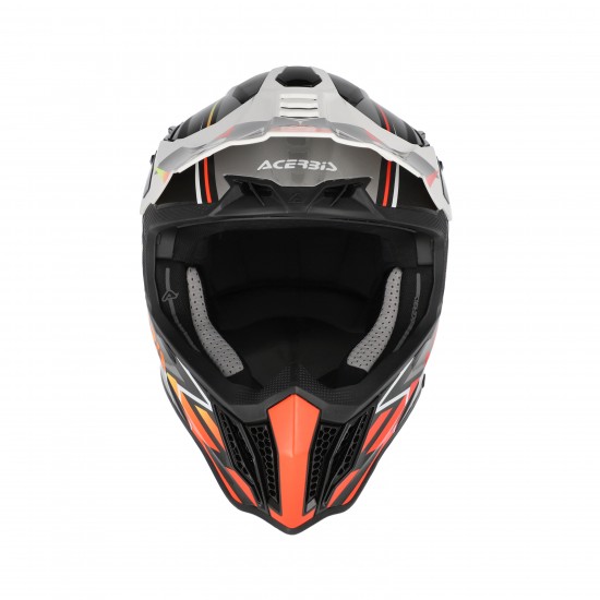 Casca Acerbis Airstrike-X Black Orange Fluo Casca Acerbis Airstrike-X Black Orange Fluo