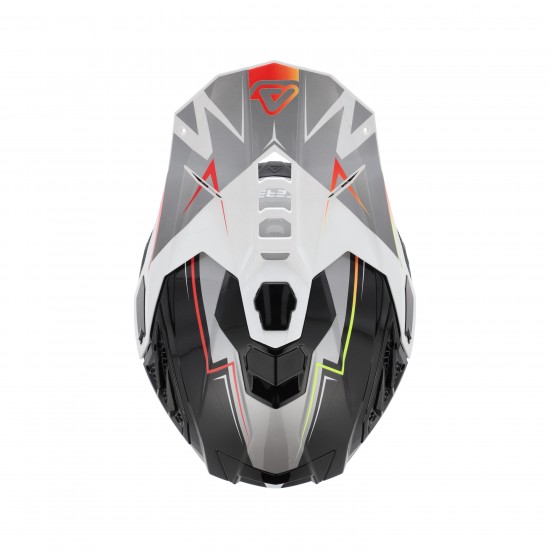 Casca Acerbis Airstrike-X Black Orange Fluo Casca Acerbis Airstrike-X Black Orange Fluo