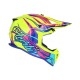 Casca Acerbis Linear 22-06 Yellow Purple