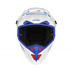 Casca Acerbis T711 White Blue Red Casca Acerbis T711 White Blue Red