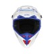 Casca Acerbis T711 White Blue Red