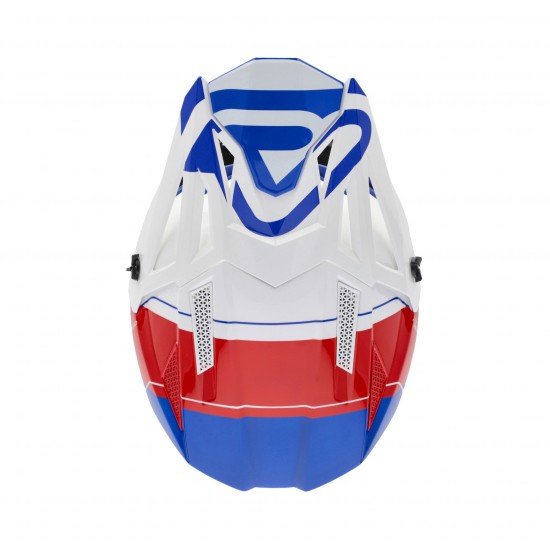 Casca Acerbis T711 White Blue Red