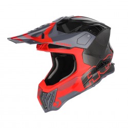 Casca carbon Acerbis Airstrike-C Red Grey