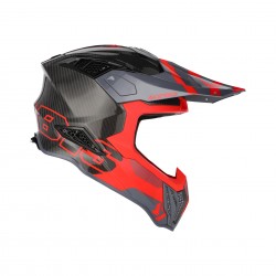 Casca carbon Acerbis Airstrike-C Red Grey Casca carbon Acerbis Airstrike-C Red Grey
