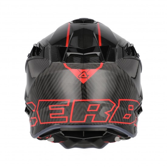 Casca carbon Acerbis Airstrike-C Red Grey