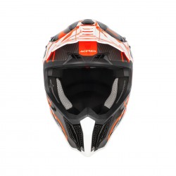 Casca carbon Acerbis Airstrike-C Black Orange Fluo Casca carbon Acerbis Airstrike-C Black Orange Fluo