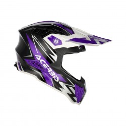 Casca Acerbis Airstrike-X Black Purple