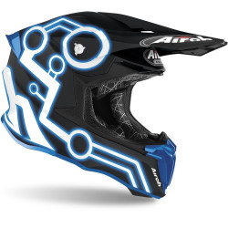 Casca Airoh Twist 2.0 Neon Blue Matt Casca Airoh Twist 2.0 Neon Blue Matt
