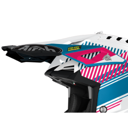 Cozoroc casca Airoh Aviator 3 Wave Pink Chrome