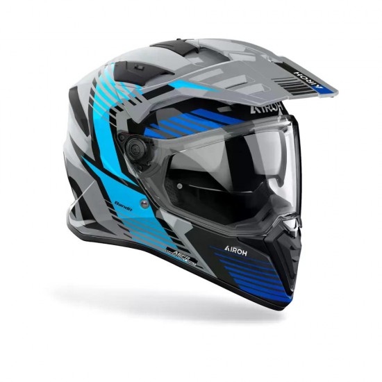 CASCA AIROH Bandit Spicy Blue Gloss