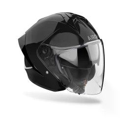 Casca Airoh H21 Color Black Gloss
