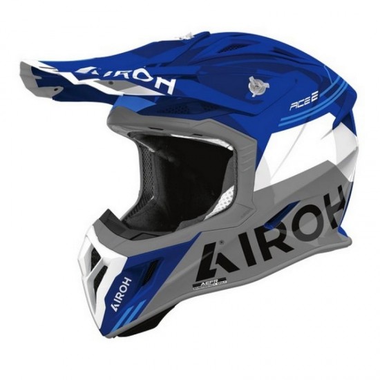 Casca Airoh Aviator Ace 2 FURY Blue Gloss Casca Airoh Aviator Ace 2 FURY Blue Gloss
