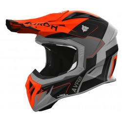 Casca Airoh Aviator Ace 2 SHIELD Orange Matt
