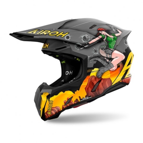 Casca Airoh Twist 3 Adventure Matt Casca Airoh Twist 3 Adventure Matt
