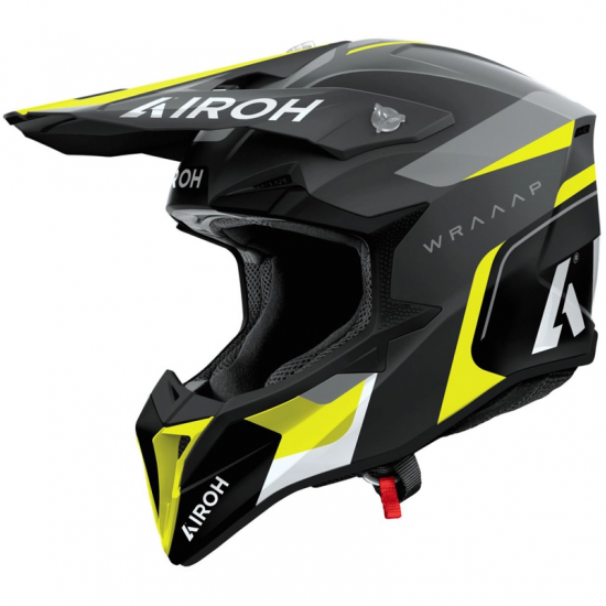 Casca Airoh Wraap Conquer Yellow Matt Casca Airoh Wraap Conquer Yellow Matt