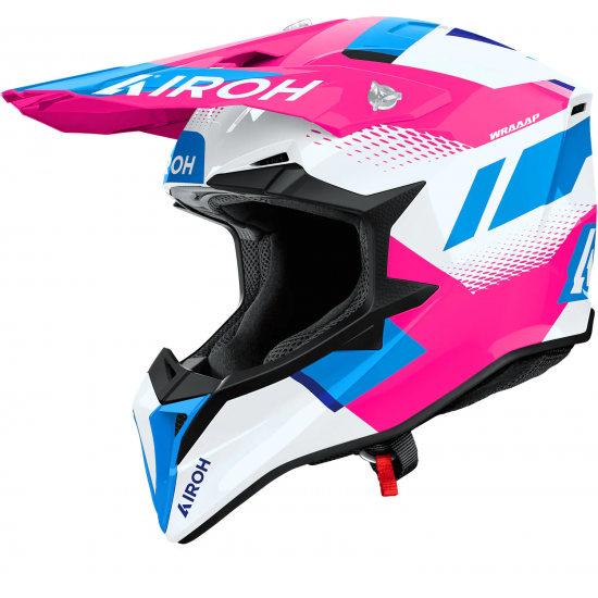 Casca Airoh Wraap Vision Pink Gloss Casca Airoh Wraap Vision Pink Gloss