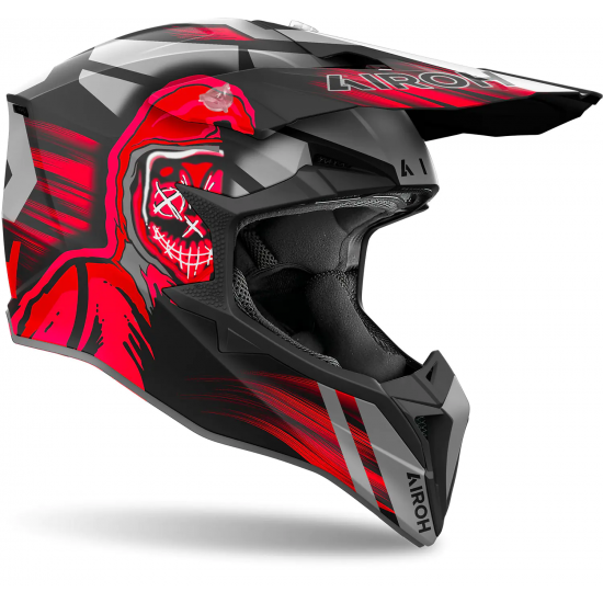 Casca Airoh Wraap Cyber Red Matt Casca Airoh Wraap Cyber Red Matt