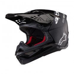 Casca Alpinestars SM10 Supertech Flood 22.06 Black Grey Casca Alpinestars SM10 Supertech Flood 22.06 Black Grey