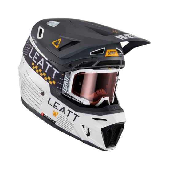 Casca+Ochelari Leatt MOTO 8.5 V23 GRAFIT/ALB