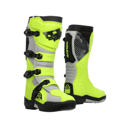 Cizme Acerbis Artiglio Fluo Yellow White Cizme Acerbis Artiglio Fluo Yellow White