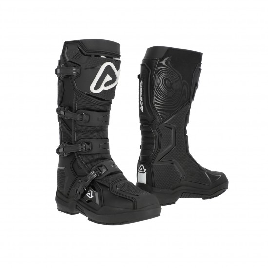 Cizme Acerbis Artiglio Black White
