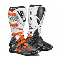 Cizme Sidi Crossfire 3 Orange Fluo Black White Cizme Sidi Crossfire 3 Orange Fluo Black White