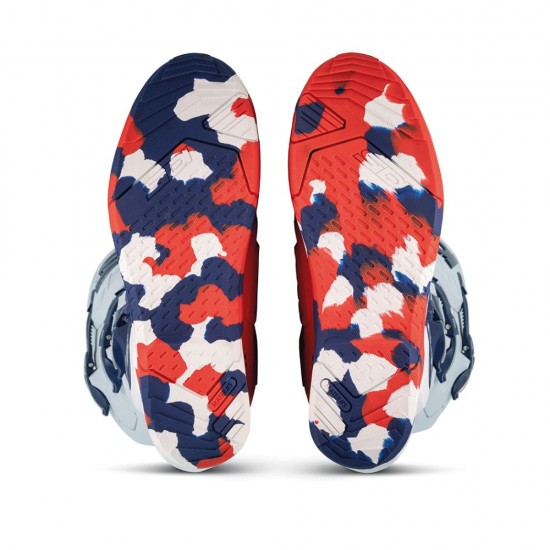 Cizme Sidi Crossair X White Navy Red