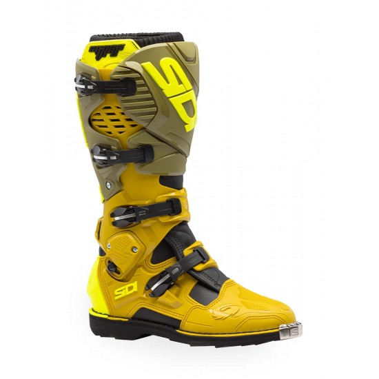 Cizme Sidi Crossfire 3 Olive Green Fluo Yellow 2026 Cizme Sidi Crossfire 3 Olive Green Fluo Yellow 2026