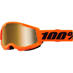Ochelari 100% Strata 2 Neon Orange Mirror Gold Ochelari 100% Strata 2 Neon Orange Mirror Gold
