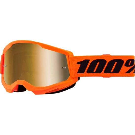 Ochelari 100% Strata 2 Neon Orange Mirror Gold