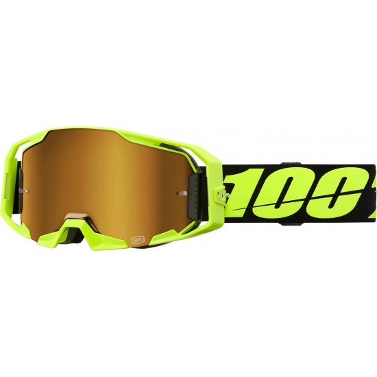 Ochelari 100% Armatic Flo Yellow Mirror Gold