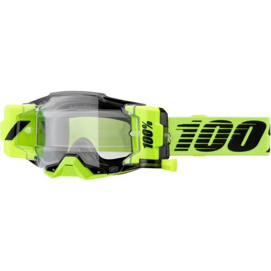 Ochelari 100% Armega Forest Neon Yellow Clear Ochelari 100% Armega Forest Neon Yellow Clear