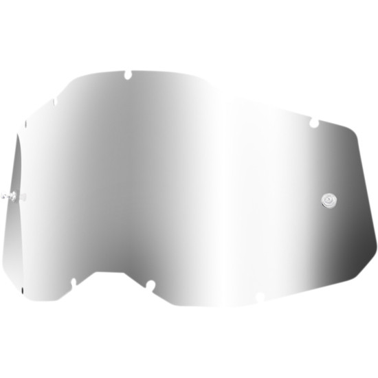 Lentila ochelari 100% Strata 2/Accuri 2/Racecraft 2 Mirror Silver