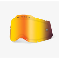 Lentila ochelari 100% generatia 2 snow dubla ventilata Mirror Red Lentila ochelari 100% generatia 2 snow dubla ventilata Mirror Red