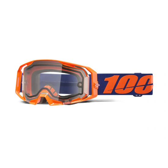 Ochelari 100% Armatic Enduro Moto Lentila dubla Neon Orange Ochelari 100% Armatic Enduro Moto Lentila dubla Neon Orange