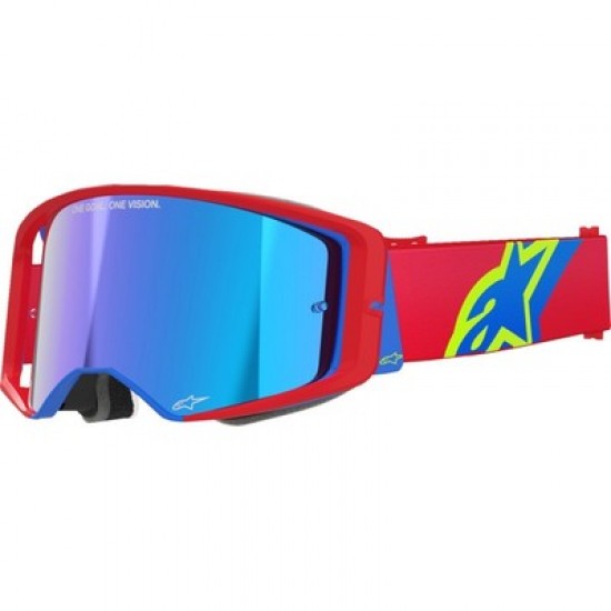 Ochelari Alpinestars Supertech Corp Red Blue Mirror Ochelari Alpinestars Supertech Corp Red Blue Mirror