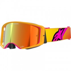 Ochelari Alpinestars Supertech Corp Yellow Pink Mirror Red Ochelari Alpinestars Supertech Corp Yellow Pink Mirror Red